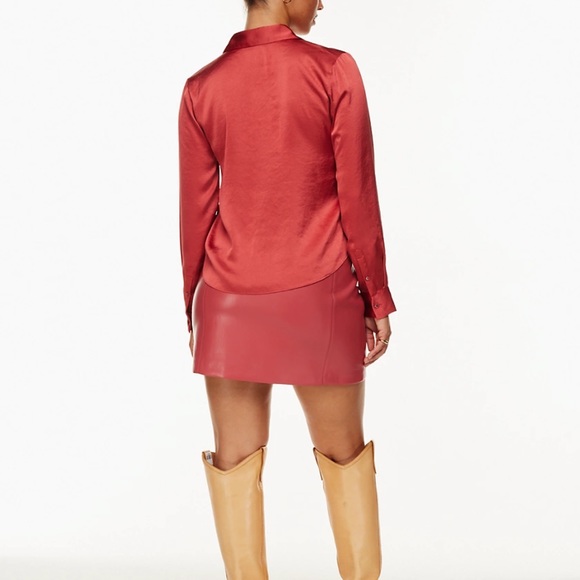 Brand new with tags Aritzia leather skirt - Picture 4 of 5